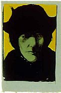 Leonard Baskin - Becker (Green Chine - Semblant Series) (Prints and Multiples) h: 22 x w: 16 in / h: 55.9 x w: 40.6 cm