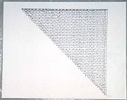 Sol LeWitt - Working Drawing for Cinderblock Structure (Works on Paper (Drawings, Watercolors etc.)) h: 11 x w: 14 in / h: 27.9 x w: 35.6 cm