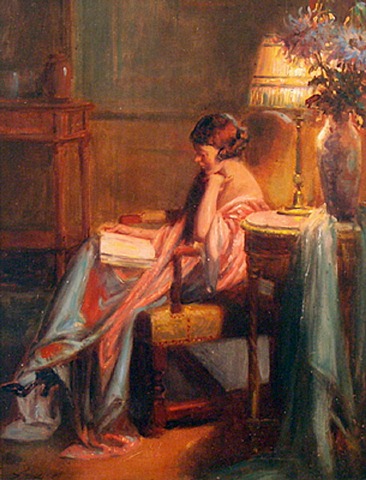  Delphin Enjolras, Evening Reading