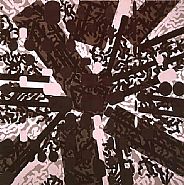 Barry Le Va - Diagrammatic Silhouettes: Sculptured Activities (Black Stress) h: 81.5 x w: 81.5 in / h: 207 x w: 207 cm