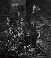 By the Well (after Weenix and Hondecoeter
