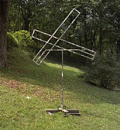 George Rickey - TWO OPEN RECTANGLES HORIZONTAL III (Sculptures)