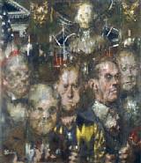 Jack Levine - Finger of Newt (Paintings) h: 40 x w: 32 in / h: 101.6 x w: 81.3 cm