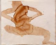 Nathan Oliveira - Santa Fe Nude #1 (Paintings) h: 9.5 x w: 12 in / h: 24.1 x w: 30.5 cm