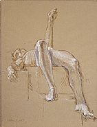 Paul Cadmus - Portrait of Ralph McWilliams (Works on Paper (Drawings, Watercolors etc.)) h: 24.5 x w: 18.2 in / h: 62.2 x w: 46.2 cm