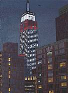 Yvonne Jacquette - Empire State Building II (Paintings)