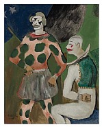 Walt Kuhn - Clowns (Paintings) h: 15 x w: 12 in / h: 38.1 x w: 30.5 cm