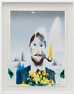 Man with Flowers and Pipe #2