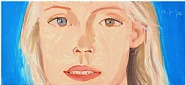 Alex Katz - Oona (Paintings) h: 13.5 x w: 30.5 cm / h: 5.3 x w: 12 in