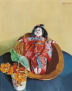 Still Life with Japanese Doll