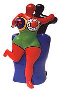 Niki de Saint Phalle - The Couple (Sculptures) h: 31 cm / h: 12.2 in