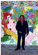 Sam Francis - Sam Francis in the studio of Walasse Ting, NY (Photographs)