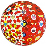 Takashi Murakami - Flowerball Red (3d) The Magic Flute (Prints and Multiples)