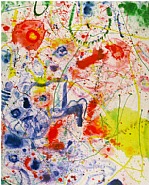 Sam Francis - Untitled (Works on Paper (Drawings, Watercolors etc.)) h: 163 x w: 130 cm / h: 64.2 x w: 51.2 in