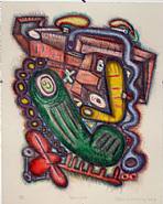 Elizabeth Murray - Spoonful (Prints and Multiples) h: 23.8 x w: 19 in / h: 60.5 x w: 48.3 cm