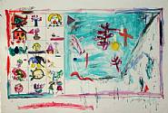 Joan Snyder - Study for Symphony A (Prints and Multiples) h: 25 x w: 37 in / h: 63.5 x w: 94 cm