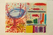 Joan Snyder - Study for A.C.T., A.S. (Prints and Multiples) h: 25.5 x w: 38.2 in / h: 64.8 x w: 97 cm