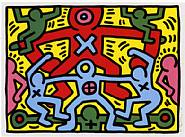 Keith Haring - Untitled (Prints and Multiples) h: 23.5 x w: 31.5 in / h: 59.7 x w: 80 cm