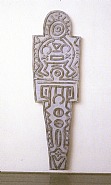 Keith Haring - Totem (Sculptures) h: 72 x w: 20.6 x d: 2 in / h: 182.9 x w: 52.3 x d: 5.1 cm