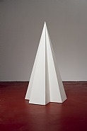 Sol LeWitt - Pyramid #4 (Sculptures) h: 39.4 x w: 19.7 x d: 19.7 in / h: 100.1 x w: 50 x d: 50 cm