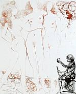  Salvador Dalí - Judgement Paris: From the Mythology Suite (Works on Paper (Drawings, Watercolors etc.)) 