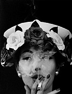 Hat + 5 Roses, Paris (Vogue), 1956