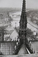 Henri Cartier-Bresson - View Atop Notre Dame, Paris (Photographs) h: 16 x w: 12 in / h: 40.6 x w: 30.5 cm