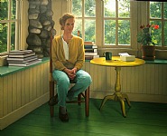 Scott Prior - Nanny on the Porch (Paintings) h: 34 x w: 42 in / h: 86.4 x w: 106.7 cm