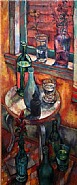 Bottles and Flowers