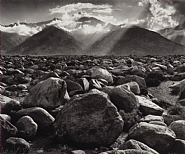 Ansel Adams - Mount Williamson, Sierra Nevada from Manzanar, California, 1944