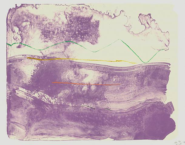  Helen Frankenthaler, Lilac Sweep