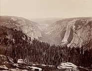 Carleton E. Watkins - From the Sentinel Dome, Down the Valley, Yosemite, No. 98 (3) (Photographs)