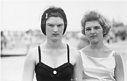 Two girls on the beach, Coney Island, N.Y.