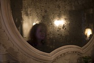 In the mirror at Alberto’s Pallazzo, Venice, Italy