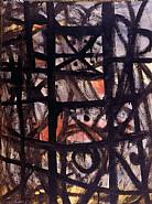 Adolph Gottlieb - The Cage (Paintings) h: 115 x w: 90 cm / h: 45.3 x w: 35.4 in