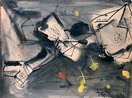 Hans Hofmann - Sommernachtstraum (Works on Paper (Drawings, Watercolors etc.)) h: 46 x w: 61 cm / h: 18.1 x w: 24 in