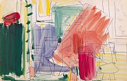 Hans Hofmann - Untitled 1531 (Works on Paper (Drawings, Watercolors etc.)) h: 35 x w: 56 cm / h: 13.8 x w: 22 in
