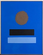 Adolph Gottlieb - Blue Ground (Paintings) h: 160 x w: 122 cm / h: 63 x w: 48 in