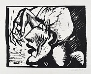 Erich Heckel - Head of a Slain Soldier (Prints and Multiples) h: 10.4 x w: 13.5 in / h: 26.4 x w: 34.3 cm