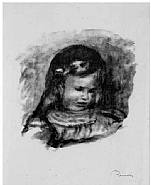 Pierre-Auguste Renoir - Claude Renoir, La Tete Baissee, 2 état (Prints and Multiples) h: 13 x w: 9.9 in / h: 33 x w: 25.1 cm