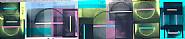Keith Sonnier - Computergraphics: Lit Circle (Prints and Multiples) h: 12.9 x w: 62.6 in / h: 32.8 x w: 159 cm