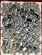 Donald Baechler - Crowds IV (Prints and Multiples)