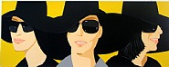 Alex Katz - Black Hat IV (Prints and Multiples) h: 28.8 x w: 72 in / h: 73.2 x w: 182.9 cm