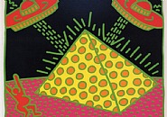 Keith Haring - Fertility #2 (Prints and Multiples) h: 42 x w: 50 in / h: 106.7 x w: 127 cm