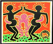 Keith Haring - Fertility #4 (Prints and Multiples) h: 50 x w: 42 in / h: 127 x w: 106.7 cm