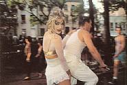 Nan Goldin - Jimmy Paulette on David Armstrong’s bike, New York City (Photographs) h: 30 x w: 40 in / h: 76.2 x w: 101.6 cm