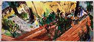 Manny Farber - Drawing Across Time (detail) (Mixed Media) h: 10 x w: 22.4 in / h: 25.4 x w: 56.9 cm