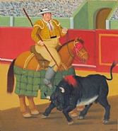 Fernando Botero - El Piccador (Paintings) h: 24.4 x w: 22 in / h: 62 x w: 55.9 cm