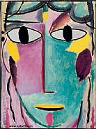 Alexej Jawlensky - Heilandsgesicht: Nemesis 2 (Paintings) h: 36 x w: 27 cm / h: 14.2 x w: 10.6 in