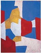 Serge Poliakoff - Composition Abstraite (Paintings) h: 62 x w: 47 cm / h: 24.4 x w: 18.5 in